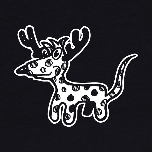 Deer Dog {DARK shirts} by SideShowDesign